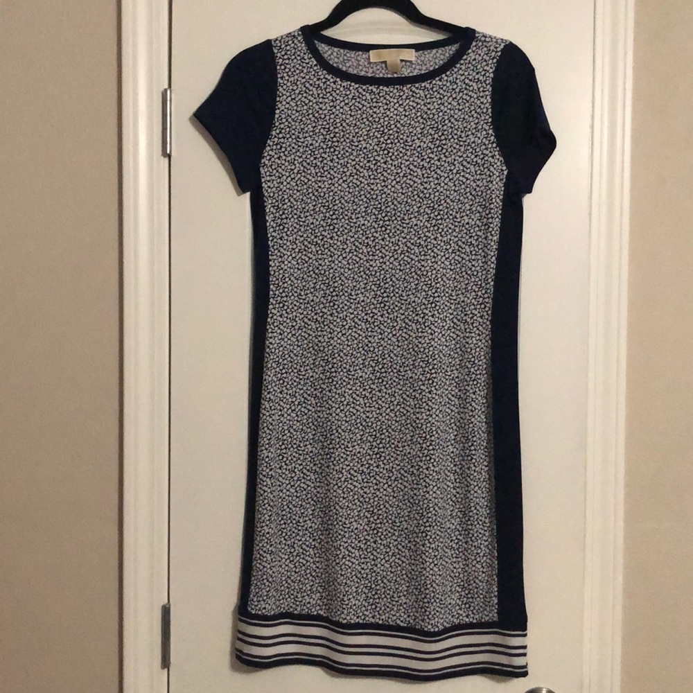 BNWT Michael Koran Navy Dress